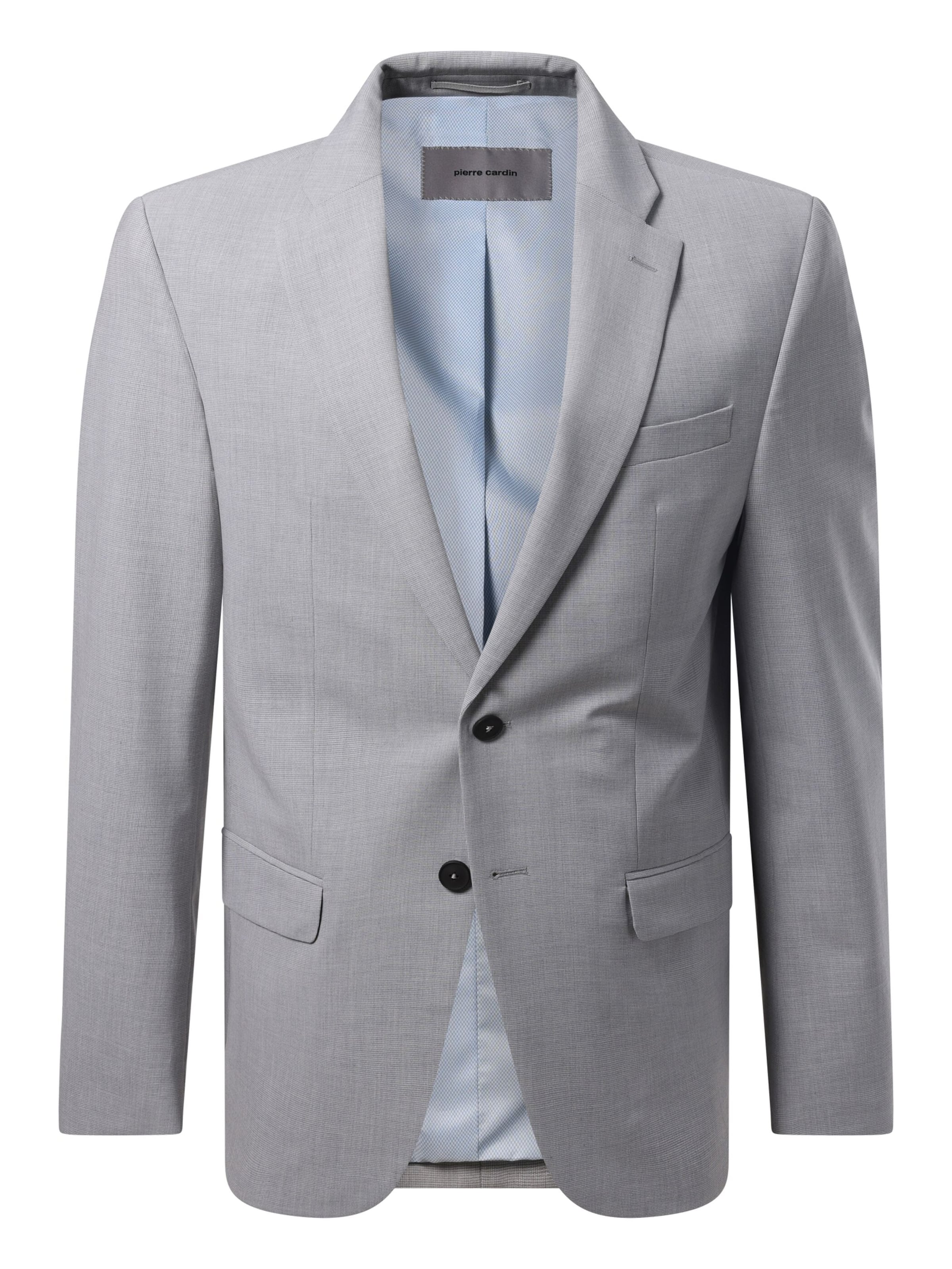 Coupe regular Veste de costume 'Grant' PIERRE CARDIN en gris : devant