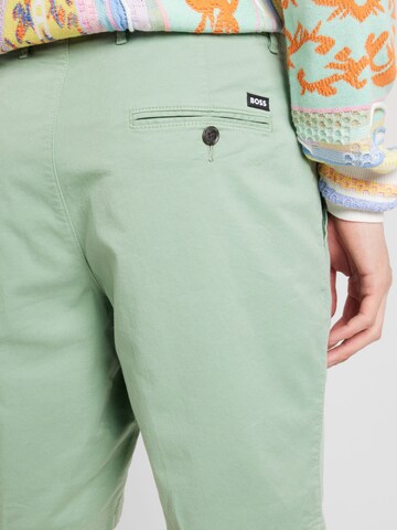 BOSS Regular Pants in Green