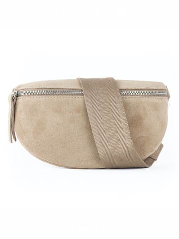 lePelou Fanny Pack 'ARIA small' in Beige: front