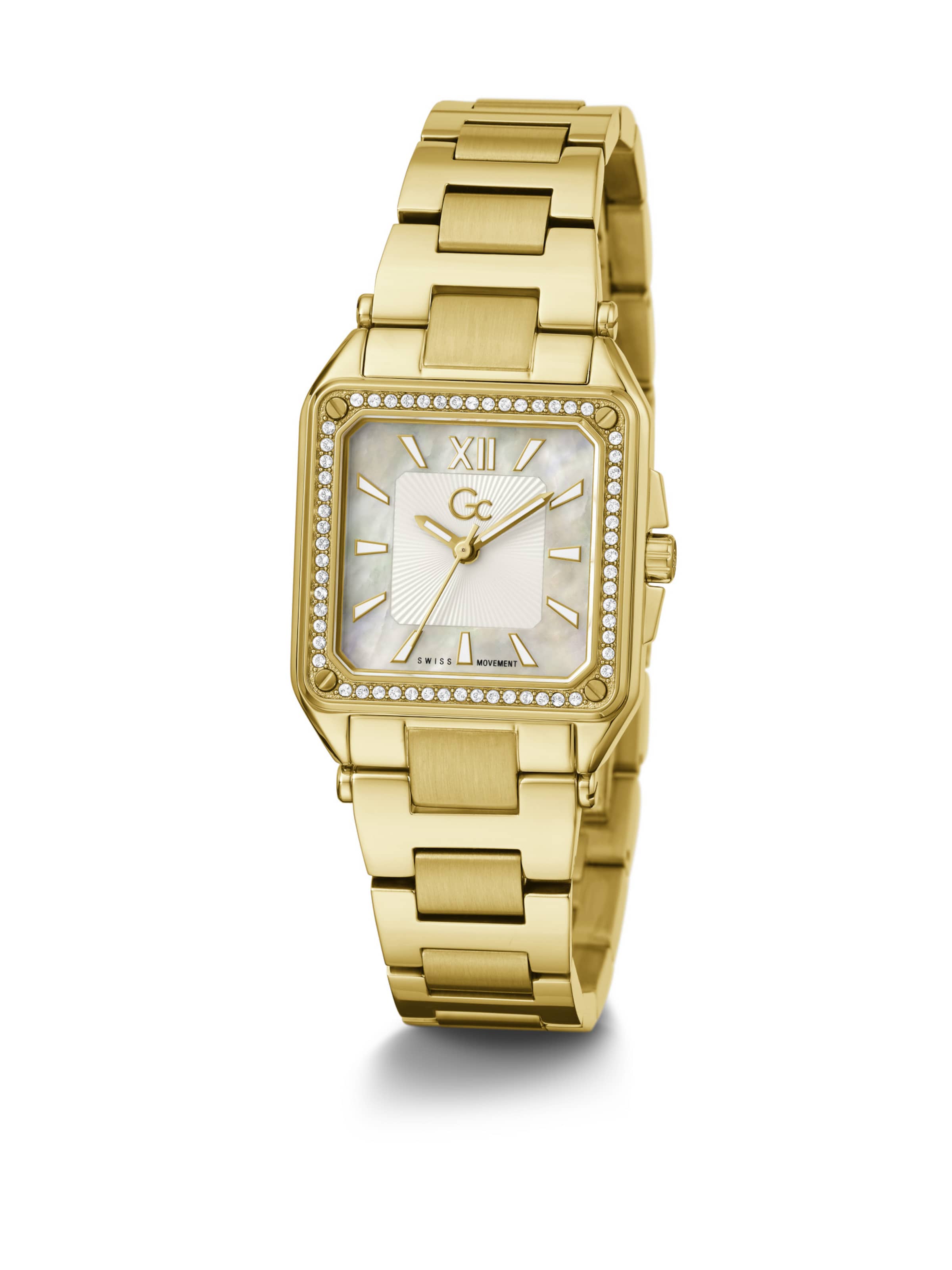 Gc Analog Watch 'Couture Square' in Yellow