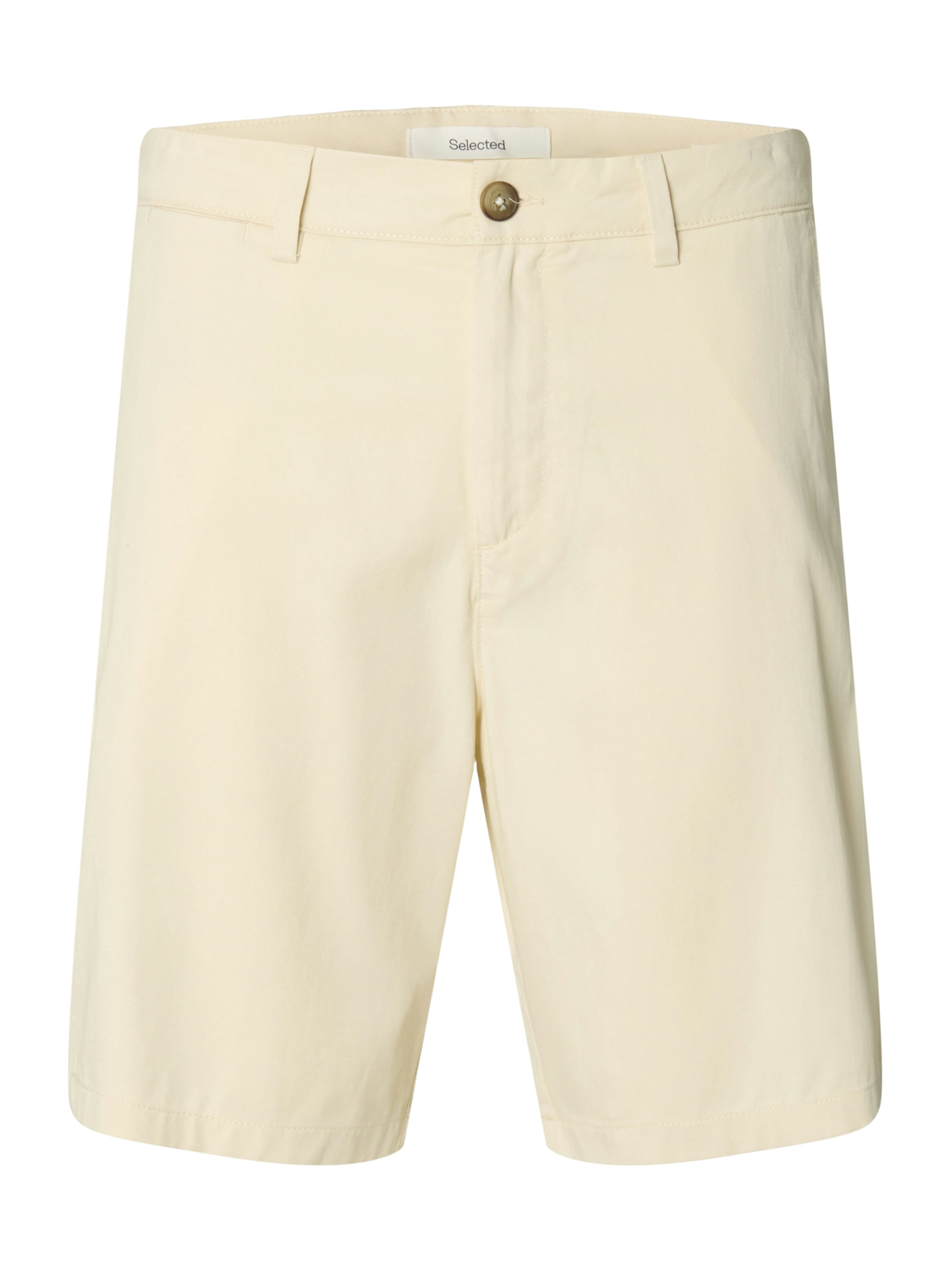 SELECTED Обычный Брюки-чинос 'SLHMiles' в Бежевый: спереди