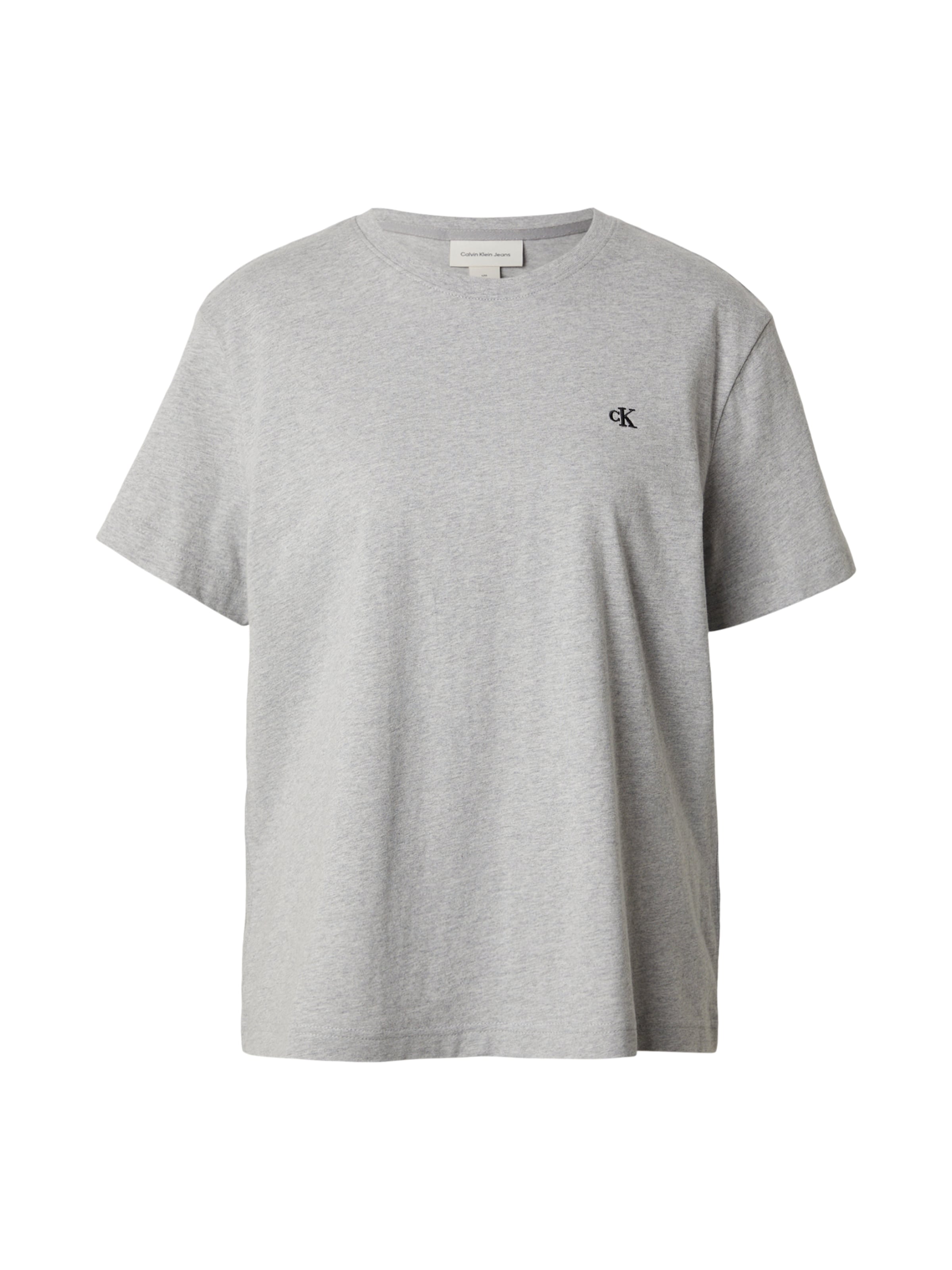 Calvin Klein Jeans Shirt 'Archive' in Grey: front
