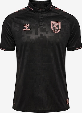 T-Shirt fonctionnel Hummel en noir : devant