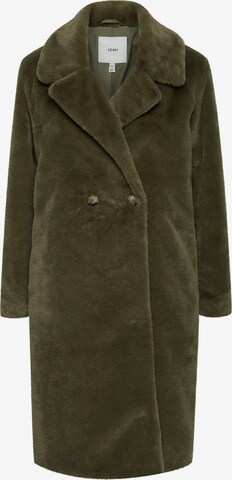 ICHI Winter Coat 'HAYA' in Green: front