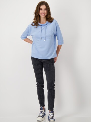 Sweat-shirt monari en bleu