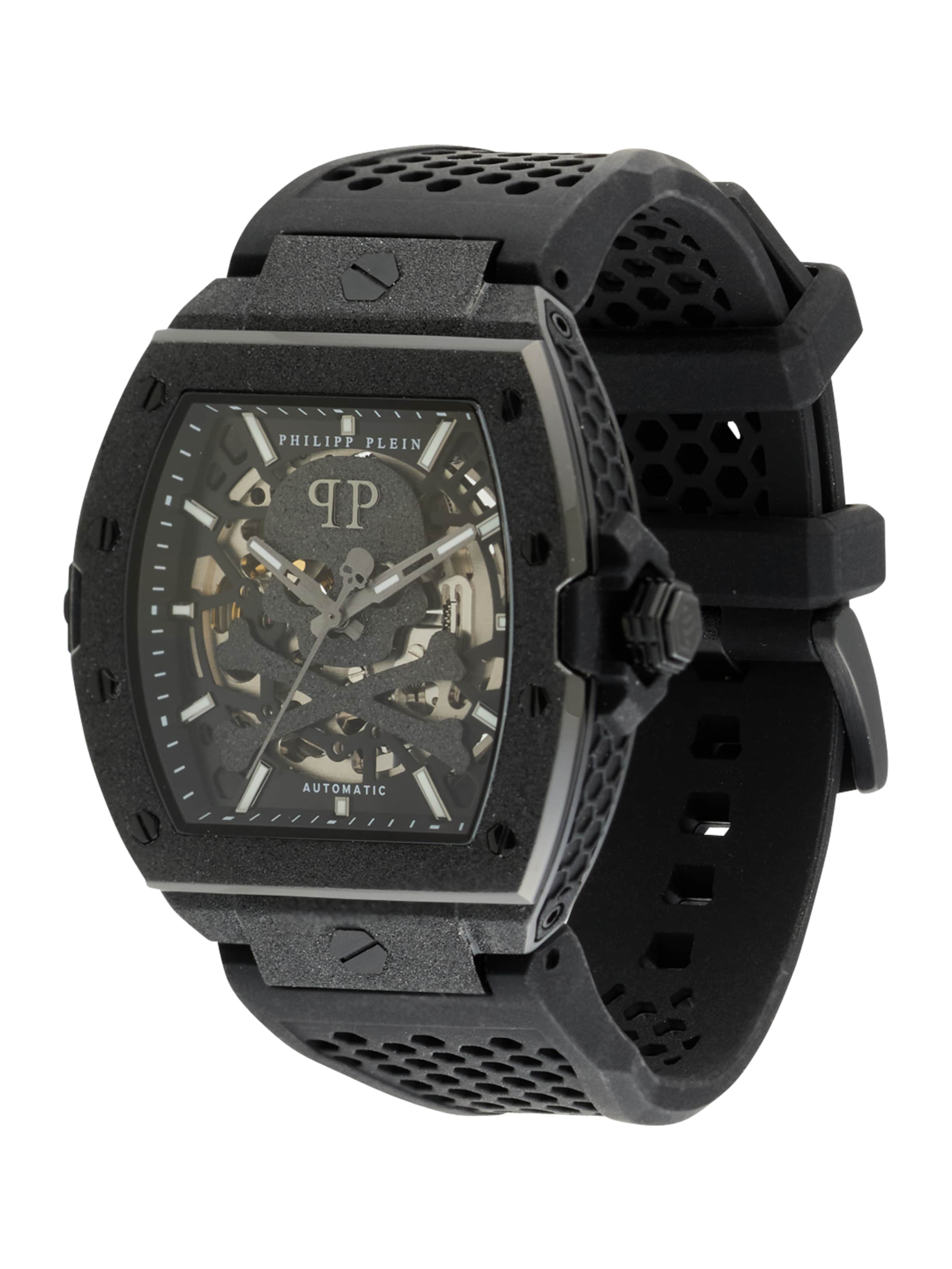 Orologio analogico di Philipp Plein Watches in nero: frontale