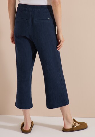 CECIL Wide Leg Hose 'Neele' in Blau