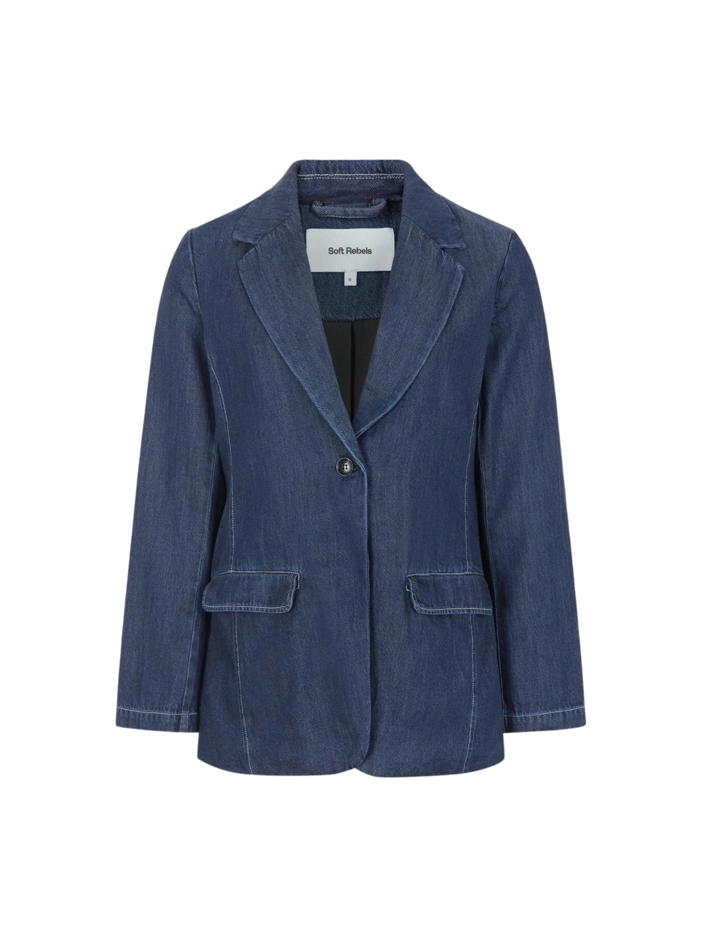 Blazer ' Portia ' Soft Rebels en bleu : devant