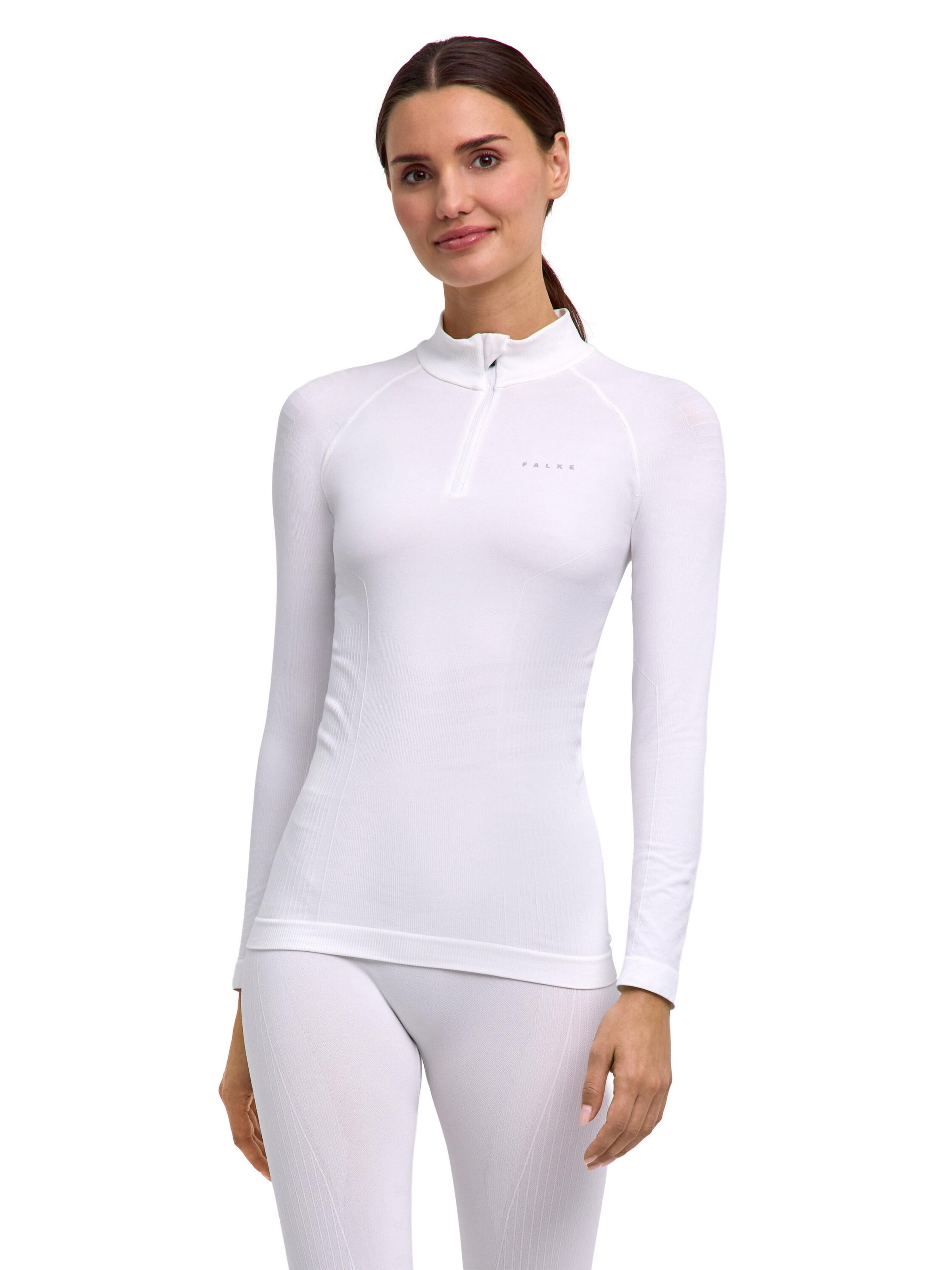 FALKE Base Layer in White: front