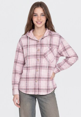 MYMO - Chaqueta de entretiempo en rosa: frente