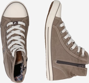 Sneaker alta di MUSTANG in grigio