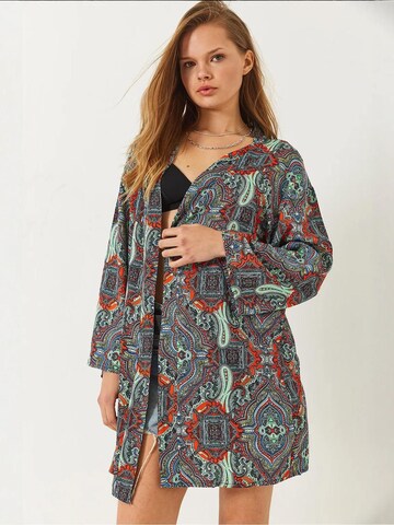 Kimono Bianco Lucci en mélange de couleurs : devant