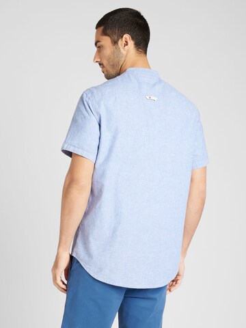 Tommy Jeans - Regular Fit Camisa 'MAO' em azul