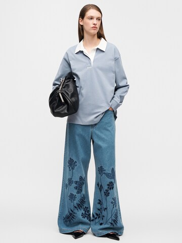 Munthe - Perna larga Calças de ganga 'ECUBE' em azul