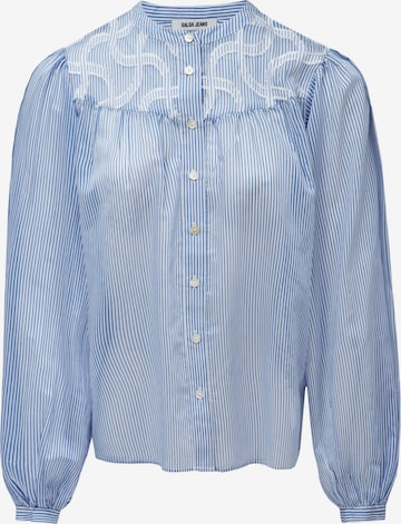 Chemisier Salsa Jeans en bleu : devant