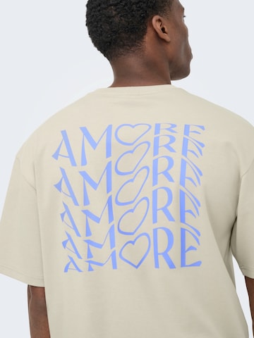 pilka Only & Sons Marškinėliai 'ONSCASPIAN AIRFLEX AMORE'