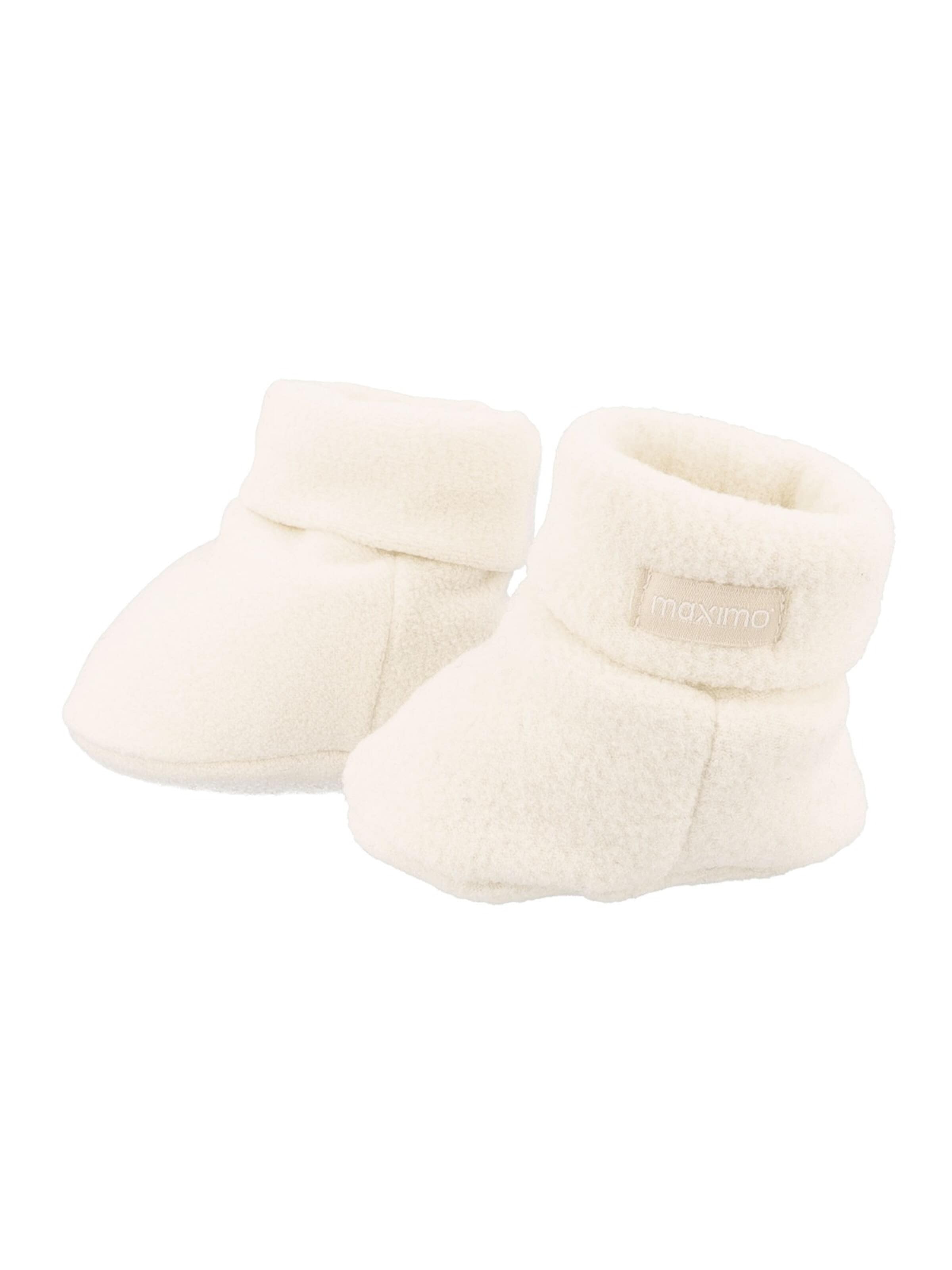 MAXIMO Newborn 'BABY-Schuhe'‌‌‌‌‌‌‌ in Weiß: Vorderseite
