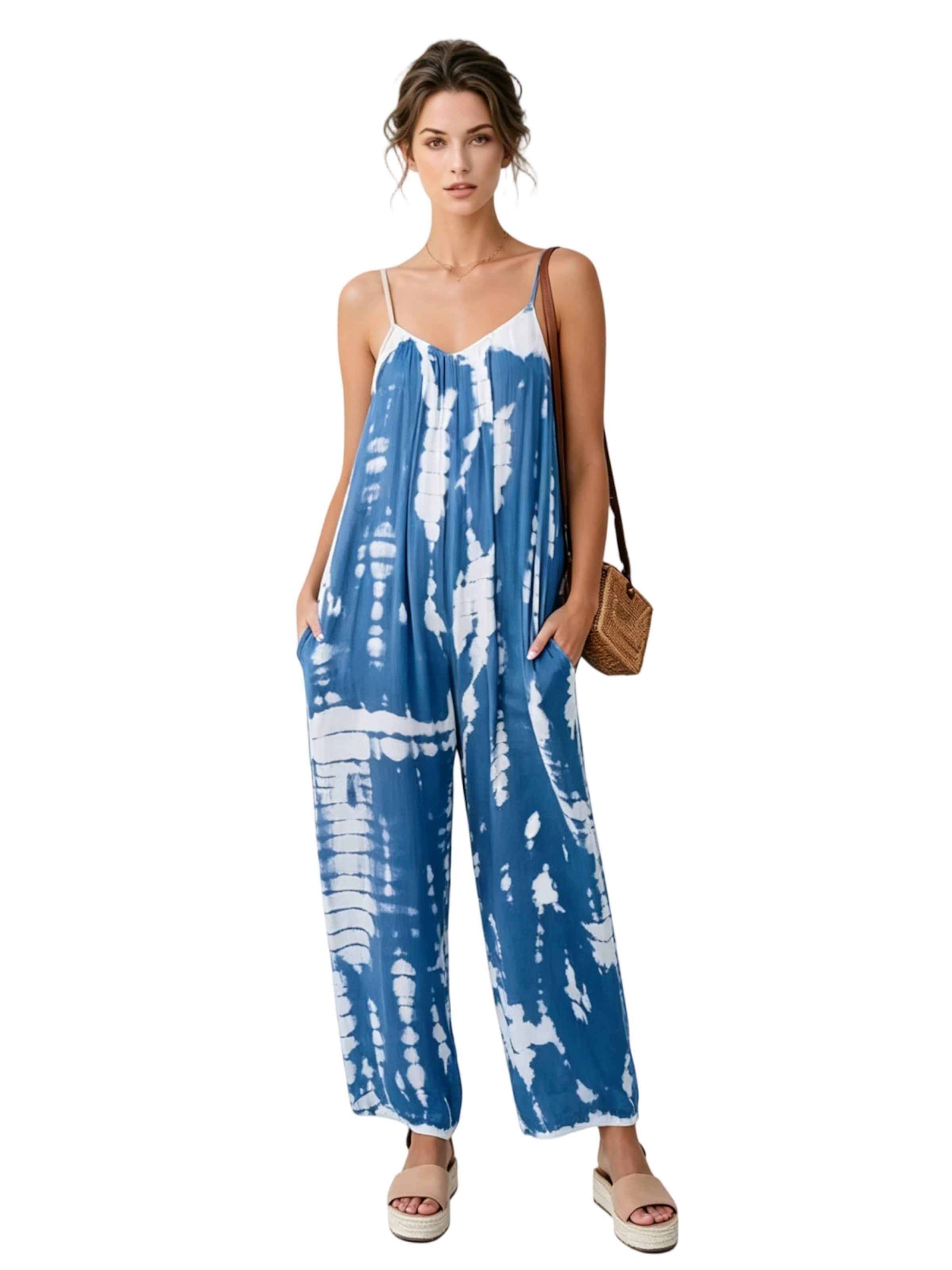 Yesfashion Jumpsuit in S in Blue, Item view