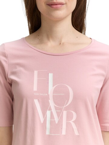 TOM TAILOR T-Shirt in Rot
