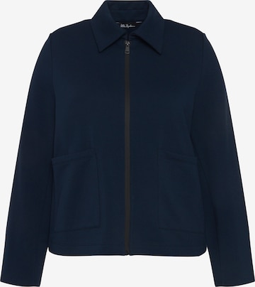 Ulla Popken Between-Season Jacket in Blue: front