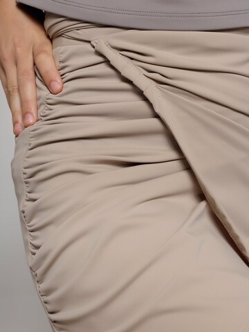 SIYA Swimwear High neck Badeanzug 'West – Burkini/Modest' in Beige
