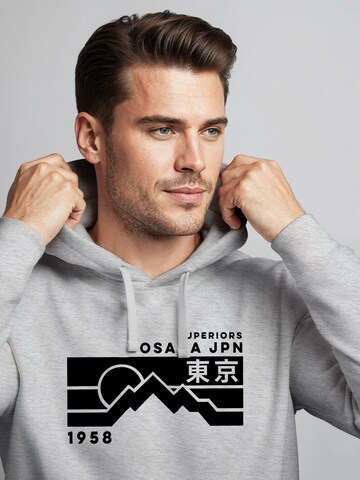 Neverless Sweatshirt 'Osaka Retro'‌‌‌‌ in Grau