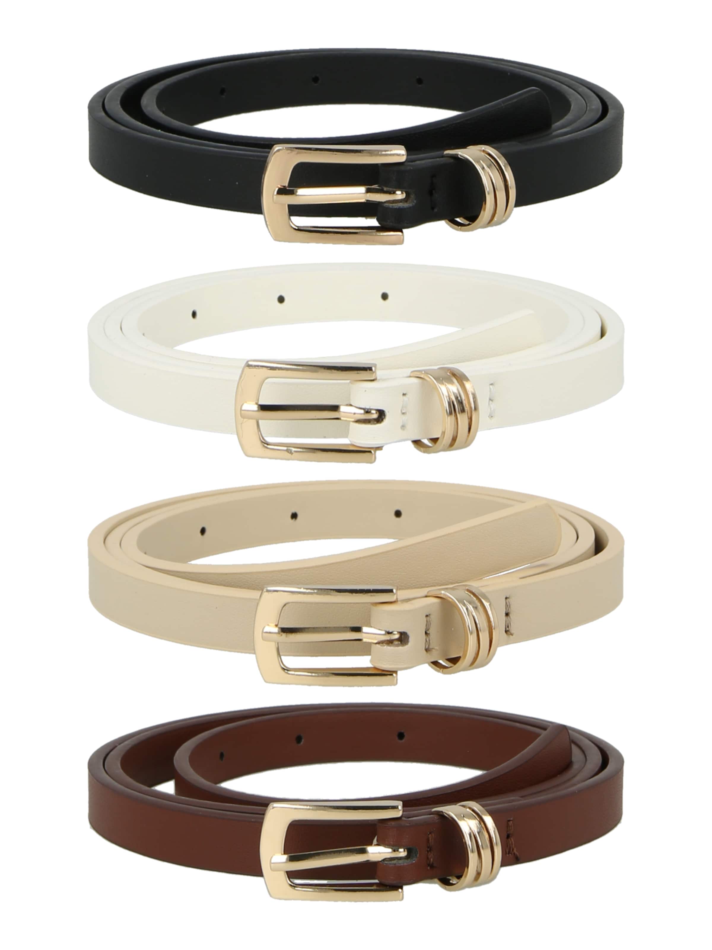 Ceinture ABOUT YOU en beige : devant