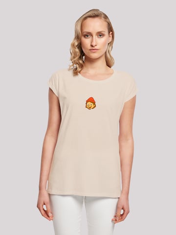 T-shirt 'Pinocchio No Strings Attached' F4NT4STIC en beige : devant