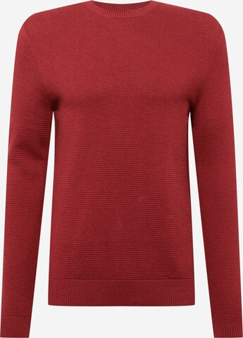 Pull-over TOM TAILOR en rouge : devant