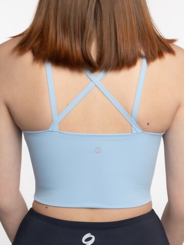 mymotus High support Sport bh 'Mymotus Ladies Crop Bra Jet Black FB132' in Blauw