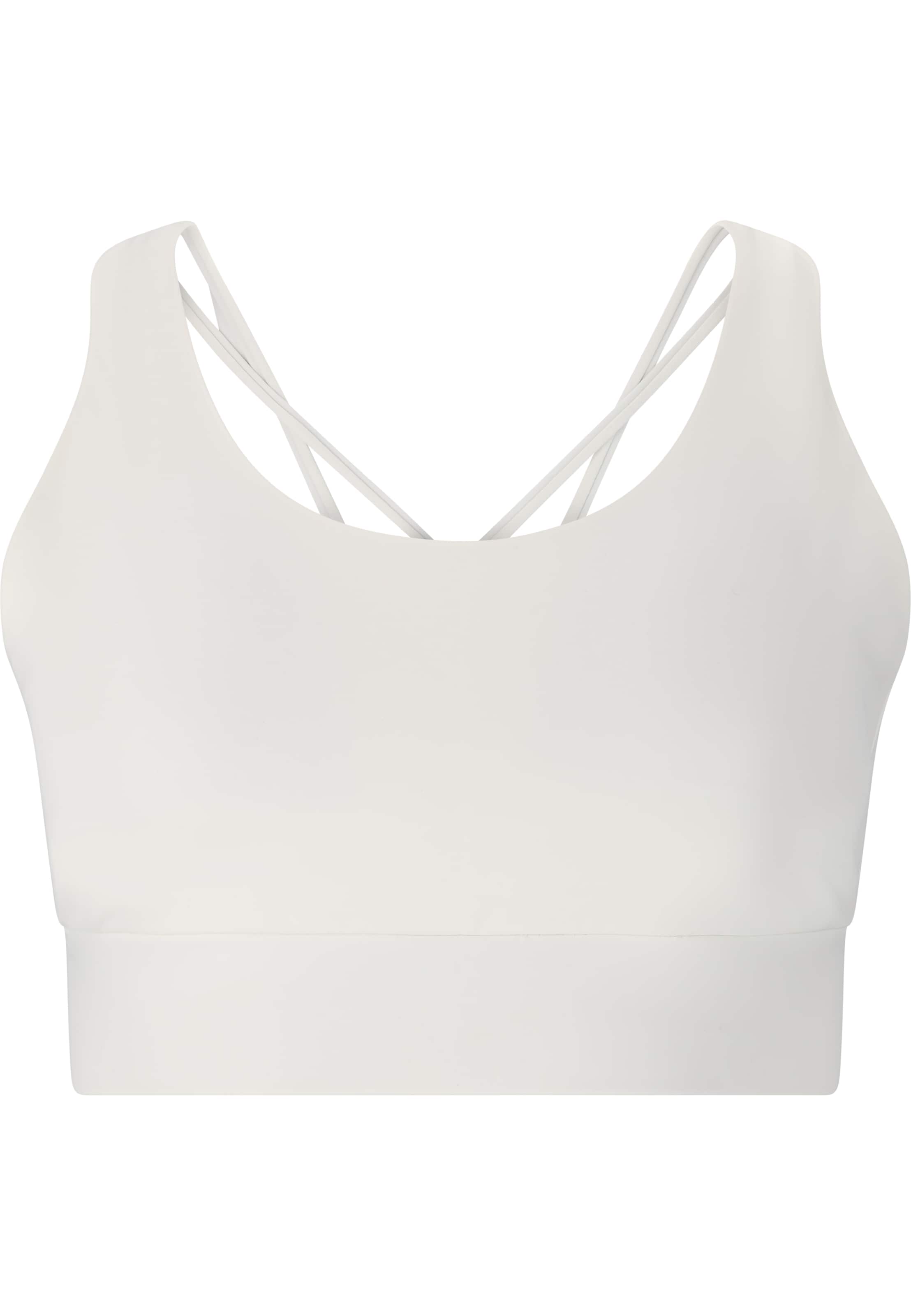 Athlecia Bustier Sportmelltartók 'Gaby' - fehér: elől
