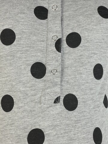 MAMALICIOUS Spalna srajca 'Mira Lia' | siva barva