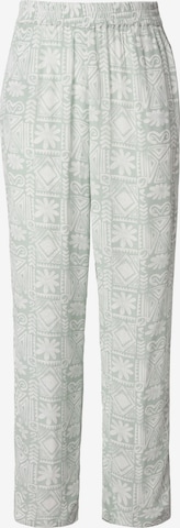 Ulla Popken Regular Trousers in Green: front