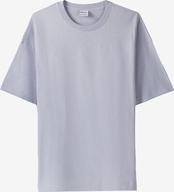 T-Shirt Bershka en violet : devant