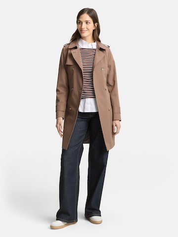 TOM TAILOR Between-seasons coat in Brown