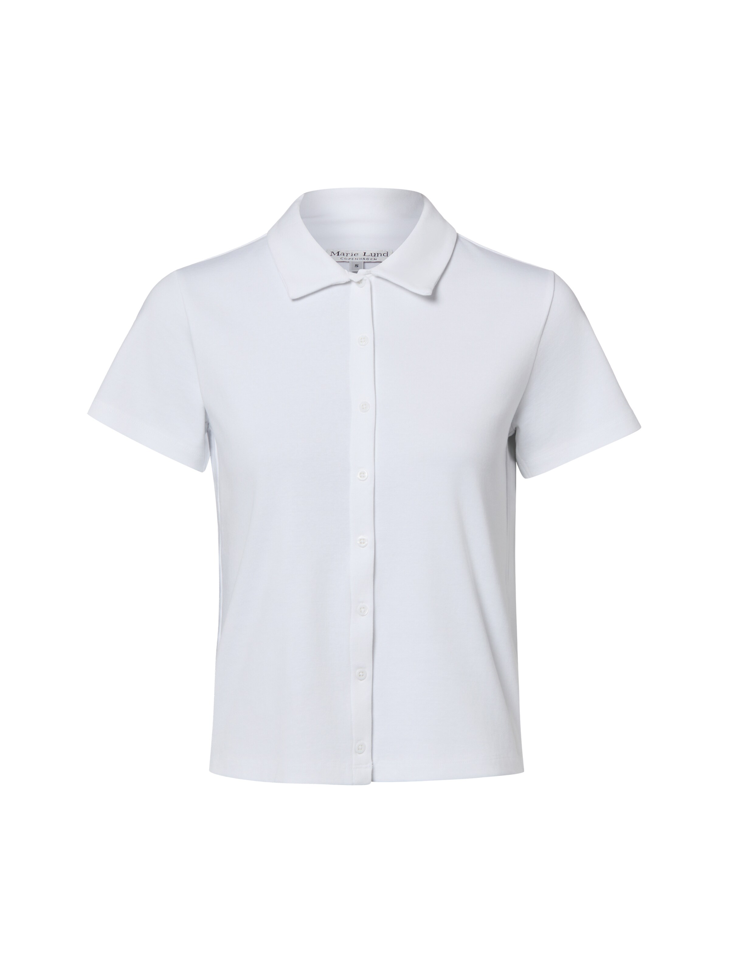 Marie Lund Bluse in Weiß: Vorderseite