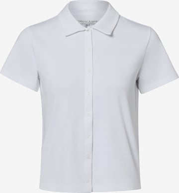 Marie Lund Bluse in Weiß: Vorderseite