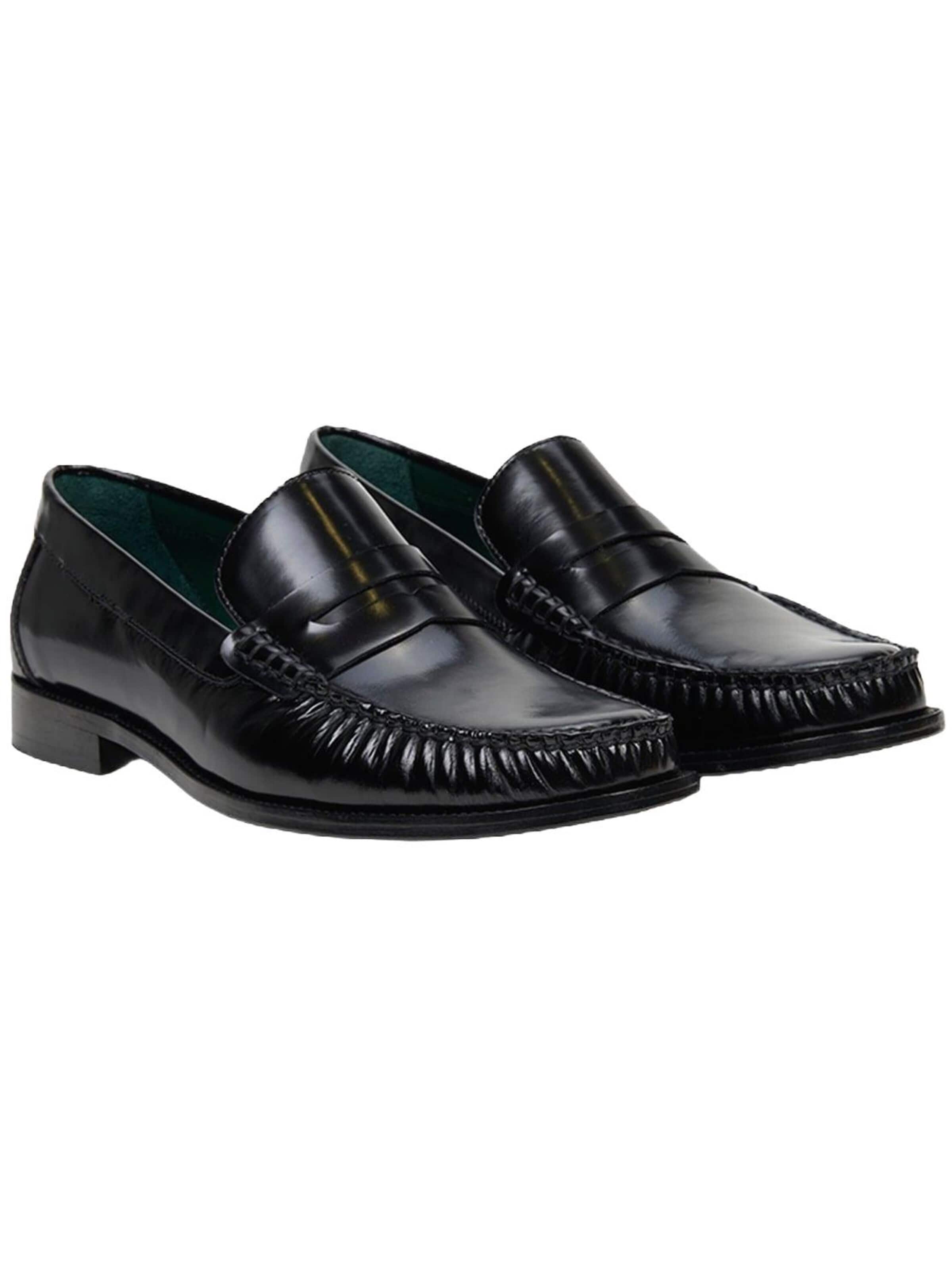 Mocassin 'Slipper' Desa en noir