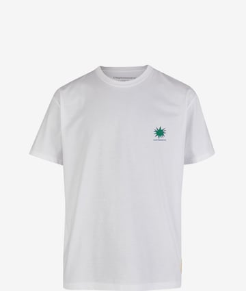 Cleptomanicx Shirt 'Flowers' in Weiß: predná strana