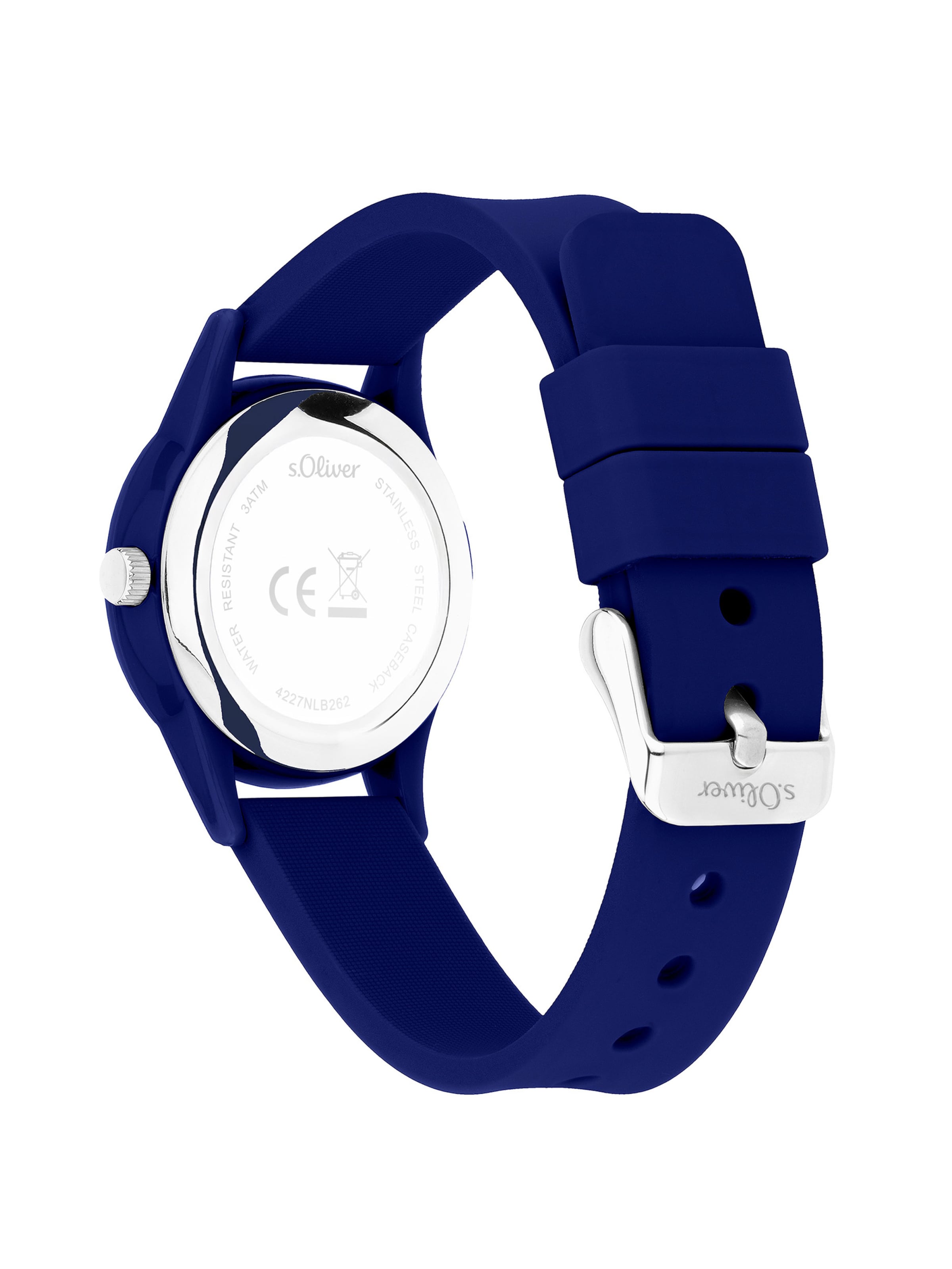 s.Oliver Analoguhr in Blau