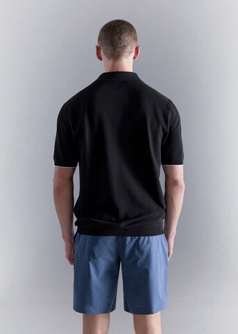 MANGO MAN Shirt 'Milo' in Black