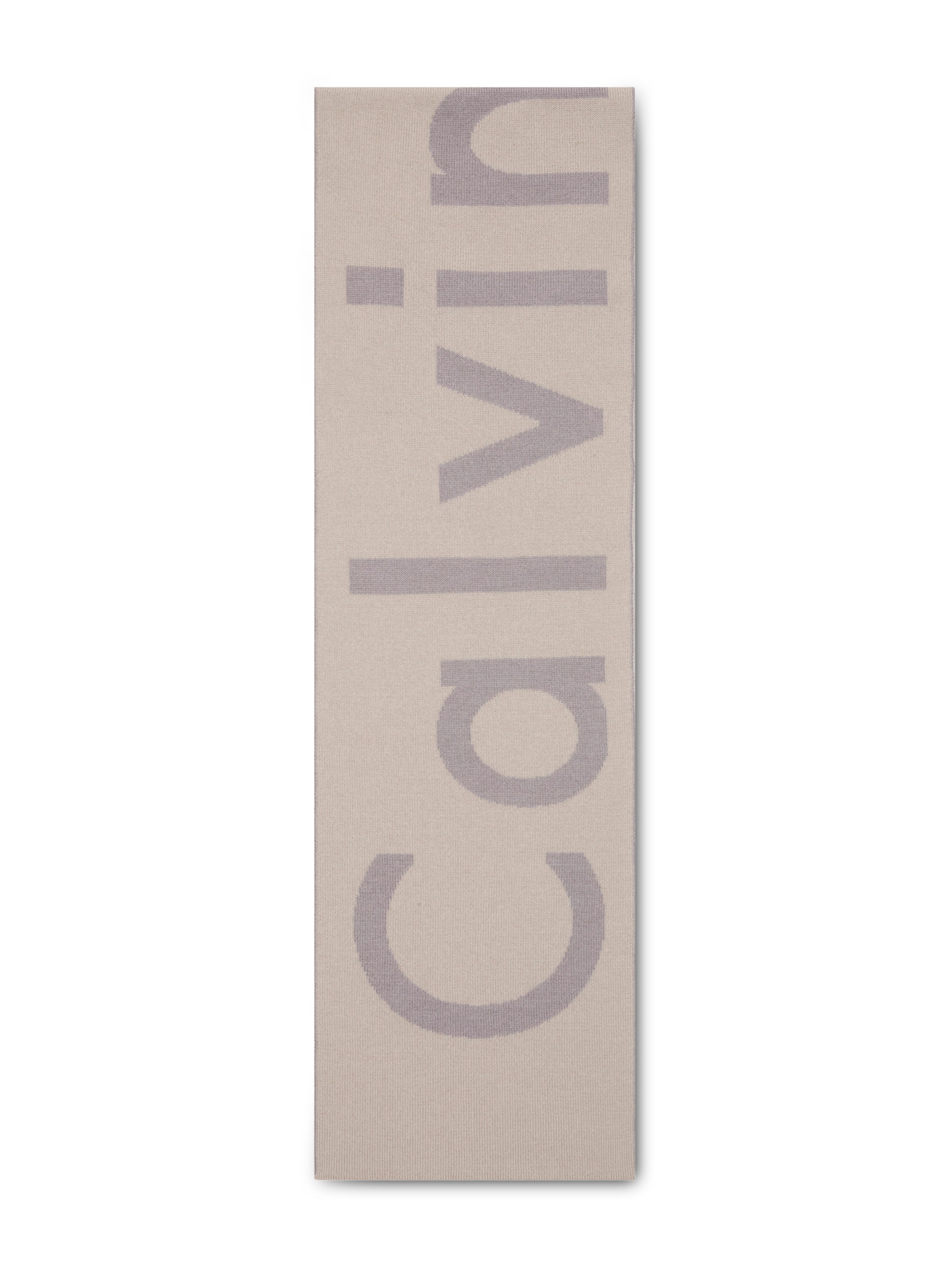Écharpe Calvin Klein en gris : devant
