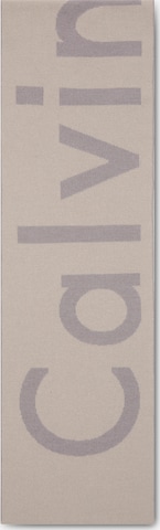 Écharpe Calvin Klein en gris : devant