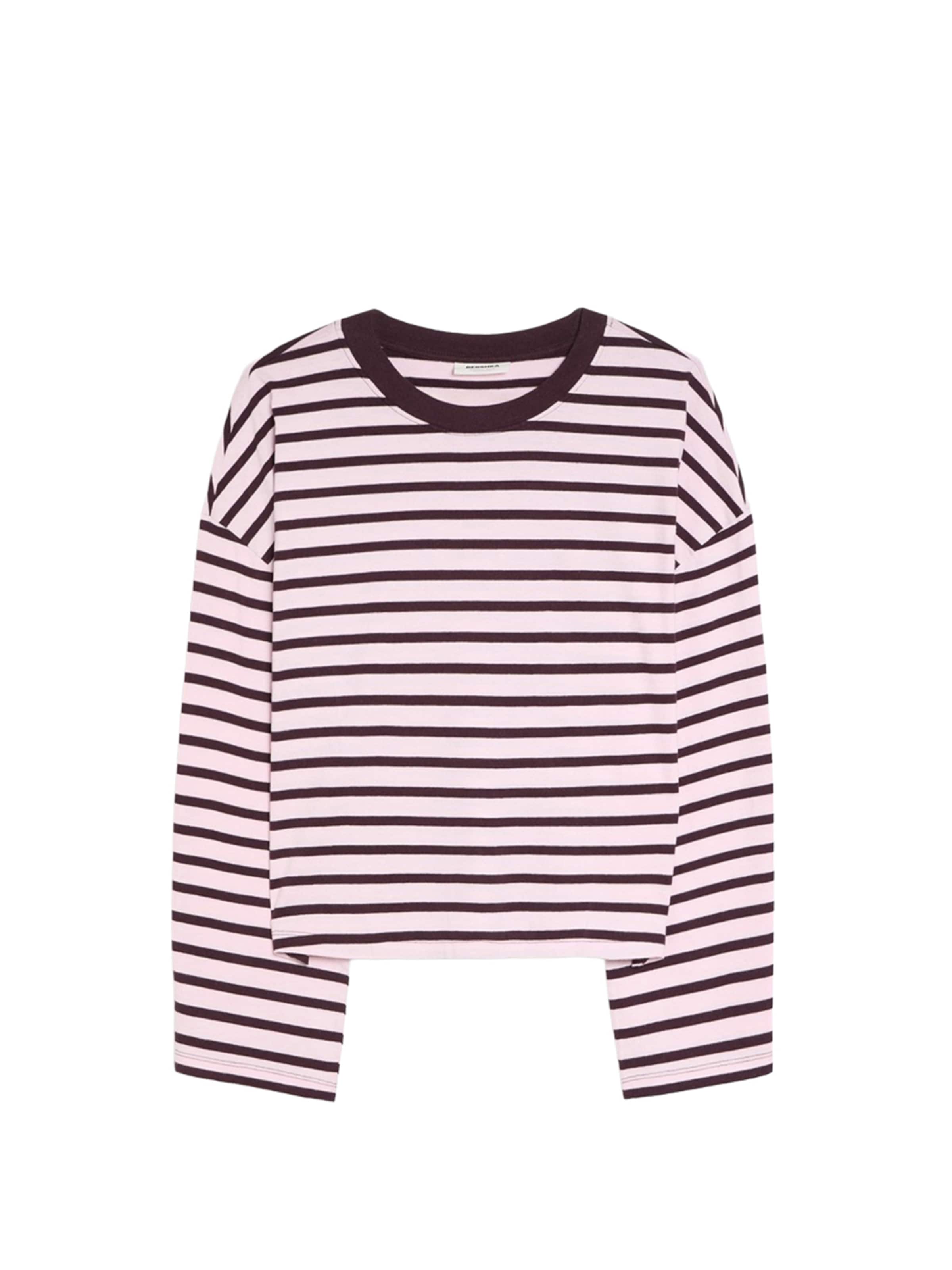 Bershka T-shirt en XS en cyclamen / rose, Vue avec produit