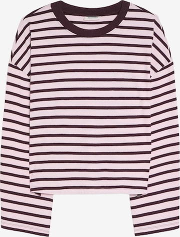 T-shirt Bershka en rose : devant