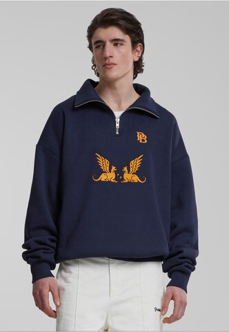 Prohibited Sweatshirt 'Griffin' in Blauw: voorkant