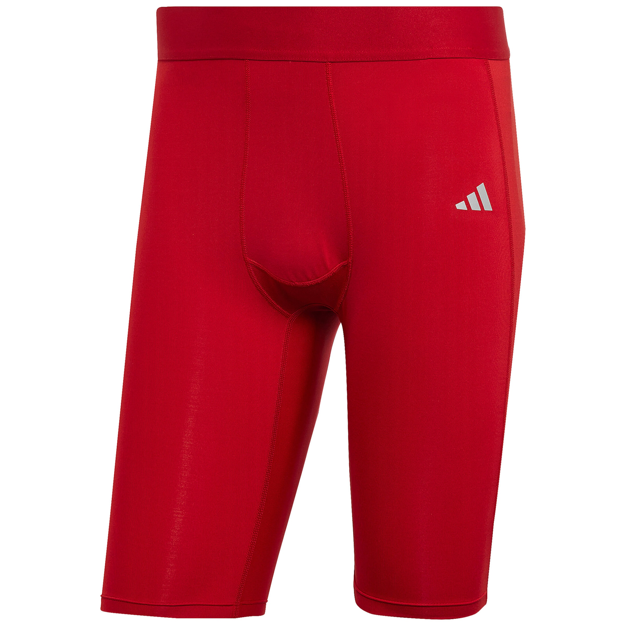 ADIDAS PERFORMANCE Skinny Sportunterhose in Rot: Vorderseite