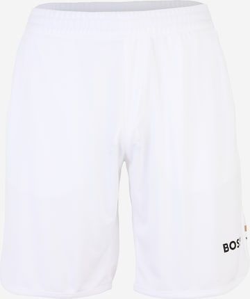 regular Pantaloni sportivi 'Spin' di BOSS in bianco: frontale