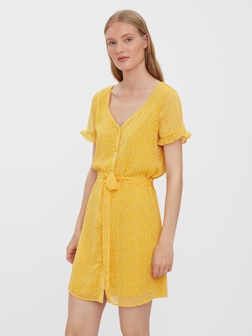 Robe 'Caro' VERO MODA en jaune : devant