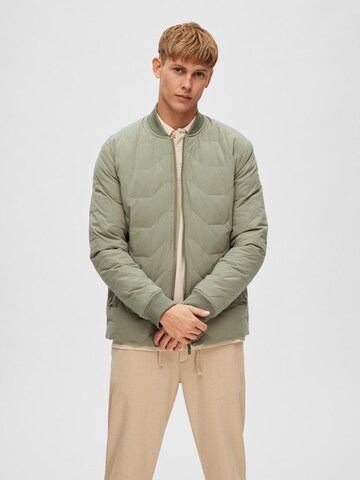 SELECTED HOMME Between-Season Jacket 'DECKARD' in Grey: front